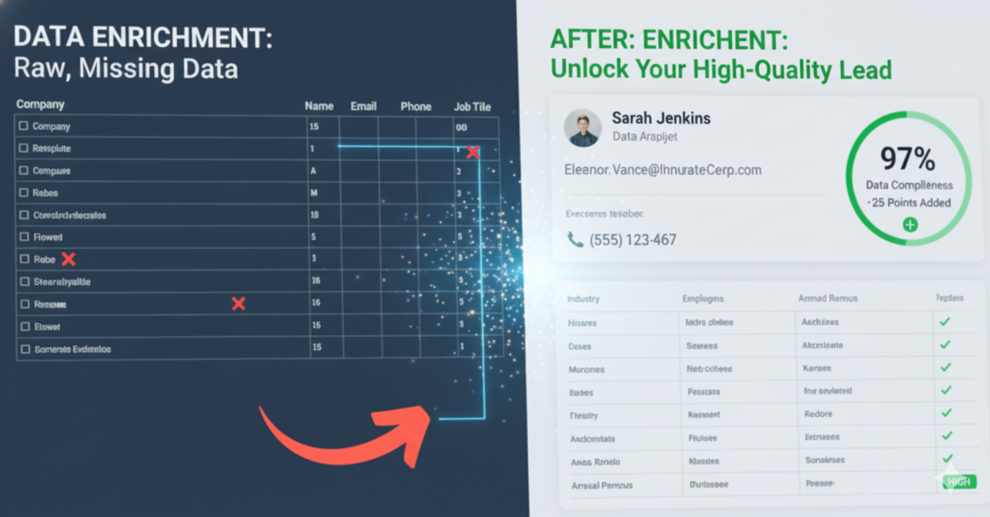 Data Enrichment: Turning Raw Data into High-Quality Leads