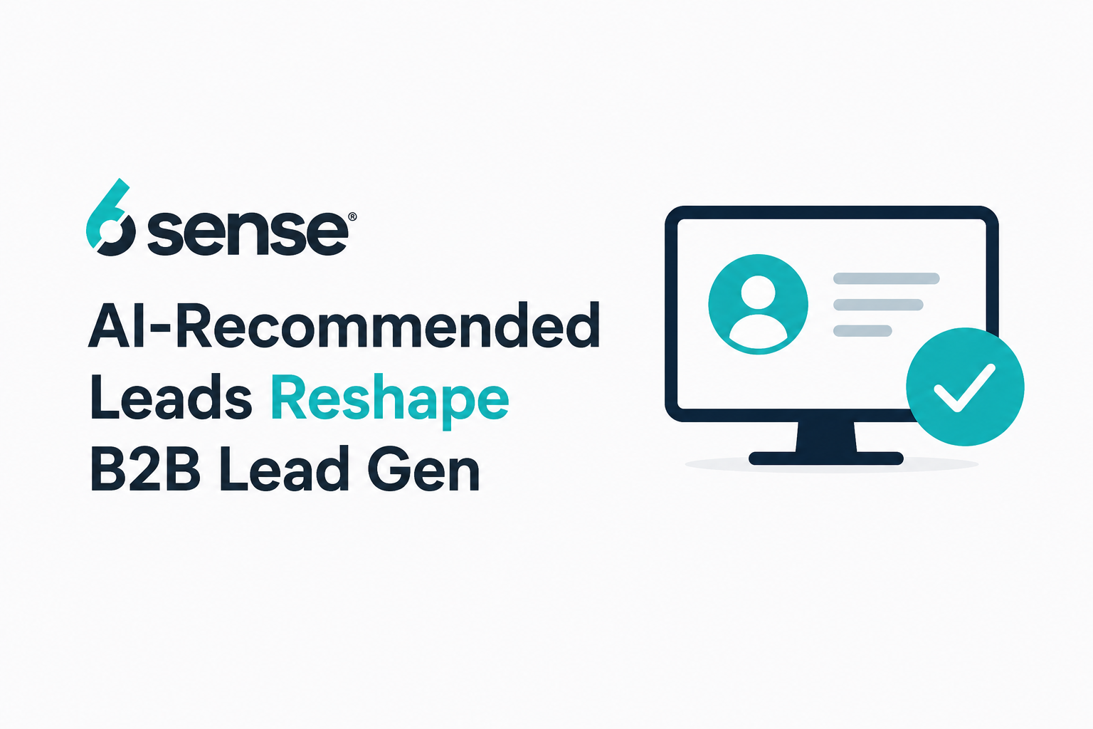 6sense AI-Recommended Leads Reshape B2B Lead Gen